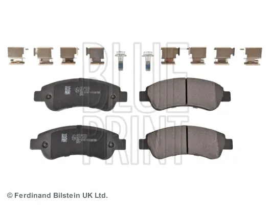 комплект спирачно феродо, дискови спирачки BLUE PRINT          