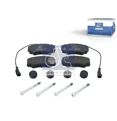 комплект спирачно феродо, дискови спирачки DT Spare Parts      