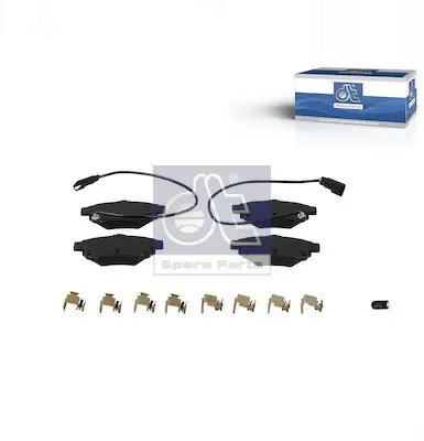 комплект спирачно феродо, дискови спирачки DT Spare Parts      