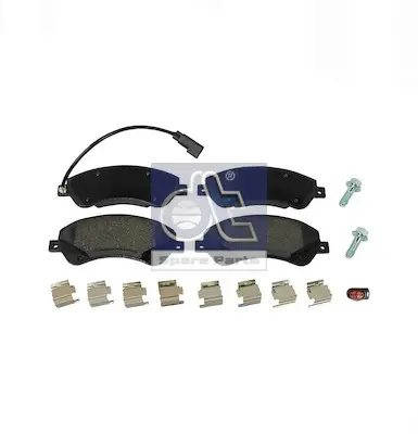 комплект спирачно феродо, дискови спирачки DT Spare Parts      