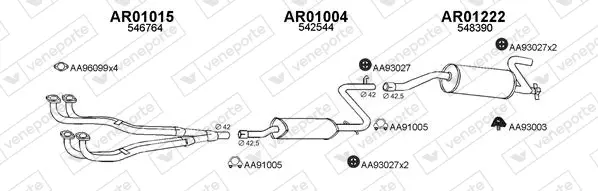 Изпускателна система VENEPORTE           