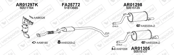 Изпускателна система VENEPORTE           