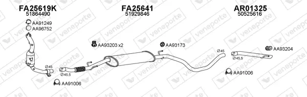Изпускателна система VENEPORTE           