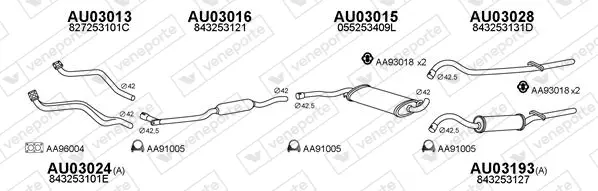Изпускателна система VENEPORTE           