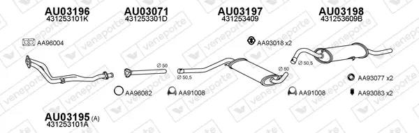 Изпускателна система VENEPORTE           