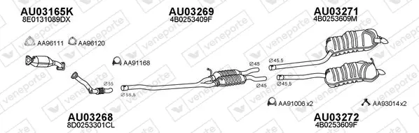 Изпускателна система VENEPORTE           
