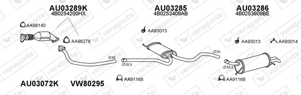 Изпускателна система VENEPORTE           