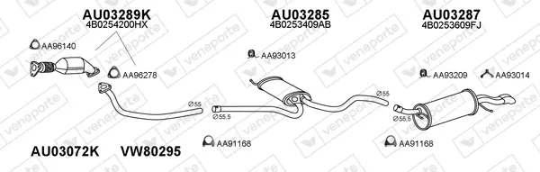 Изпускателна система VENEPORTE           