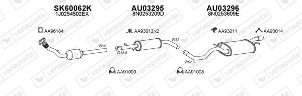 Изпускателна система VENEPORTE           