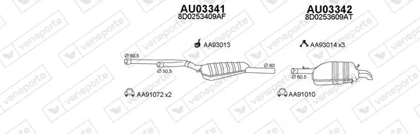 Изпускателна система VENEPORTE           