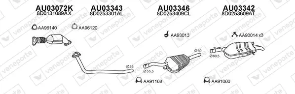 Изпускателна система VENEPORTE           
