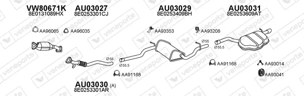 Изпускателна система VENEPORTE           