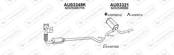 Изпускателна система VENEPORTE           