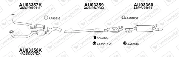 Изпускателна система VENEPORTE           