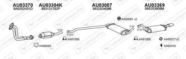 Изпускателна система VENEPORTE           