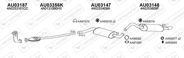 Изпускателна система VENEPORTE           