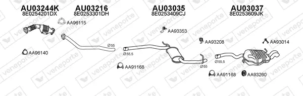Изпускателна система VENEPORTE           