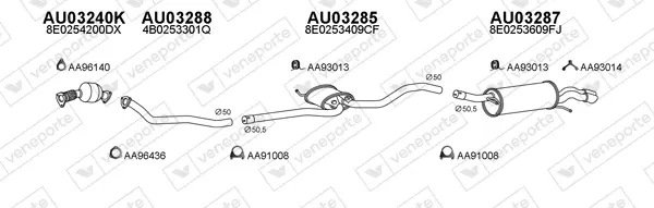 Изпускателна система VENEPORTE           