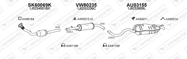 Изпускателна система VENEPORTE           