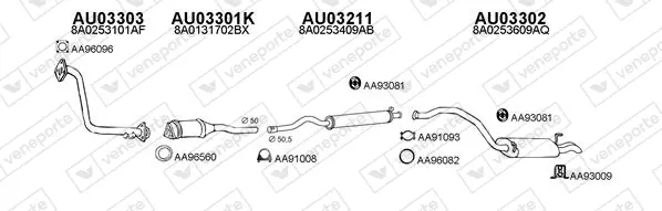 Изпускателна система VENEPORTE           