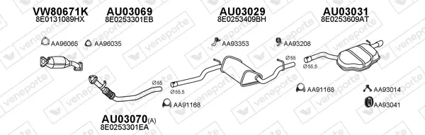 Изпускателна система VENEPORTE           