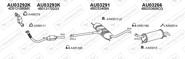 Изпускателна система VENEPORTE           