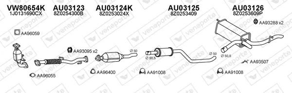Изпускателна система VENEPORTE           