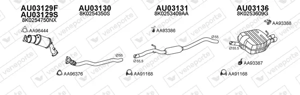 Изпускателна система VENEPORTE           