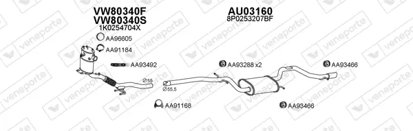 Изпускателна система VENEPORTE           