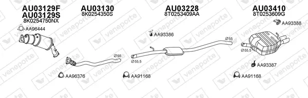 Изпускателна система VENEPORTE           