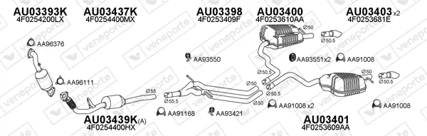 Изпускателна система VENEPORTE           