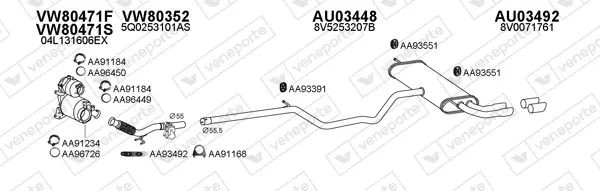 Изпускателна система VENEPORTE           