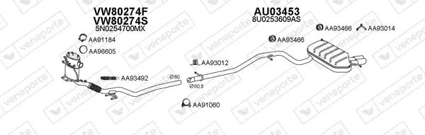 Изпускателна система VENEPORTE           