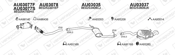 Изпускателна система VENEPORTE           
