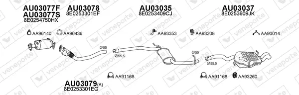 Изпускателна система VENEPORTE           