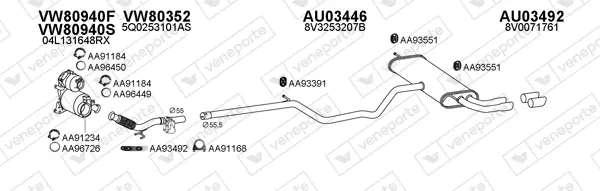 Изпускателна система VENEPORTE           