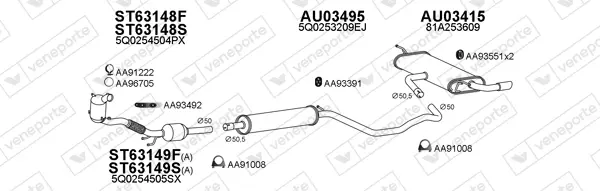 Изпускателна система VENEPORTE           