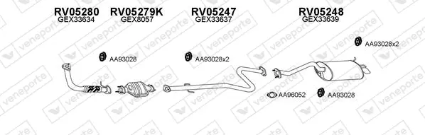 Изпускателна система VENEPORTE           