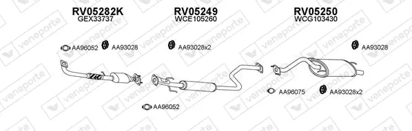 Изпускателна система VENEPORTE           