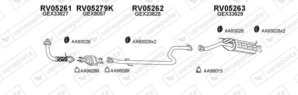 Изпускателна система VENEPORTE           