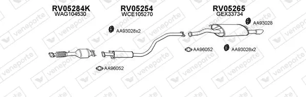 Изпускателна система VENEPORTE           
