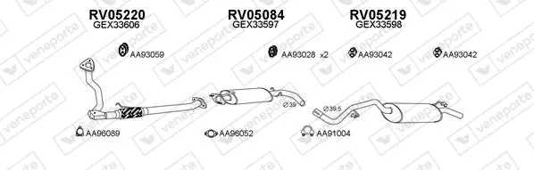 Изпускателна система VENEPORTE           
