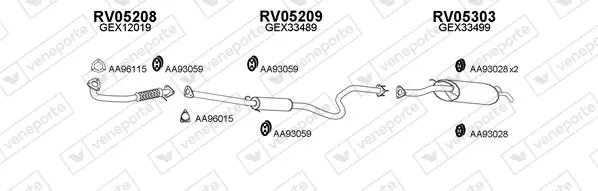 Изпускателна система VENEPORTE           