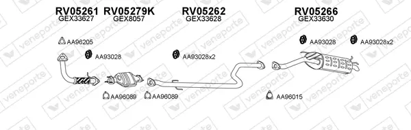 Изпускателна система VENEPORTE           