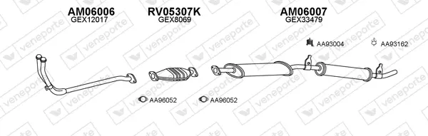 Изпускателна система VENEPORTE           