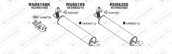 Изпускателна система VENEPORTE           