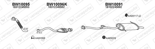 Изпускателна система VENEPORTE           