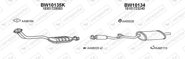 Изпускателна система VENEPORTE           