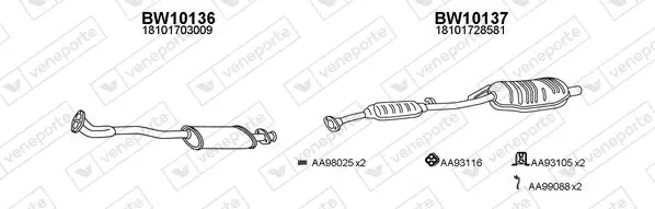 Изпускателна система VENEPORTE           
