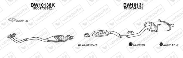 Изпускателна система VENEPORTE           
